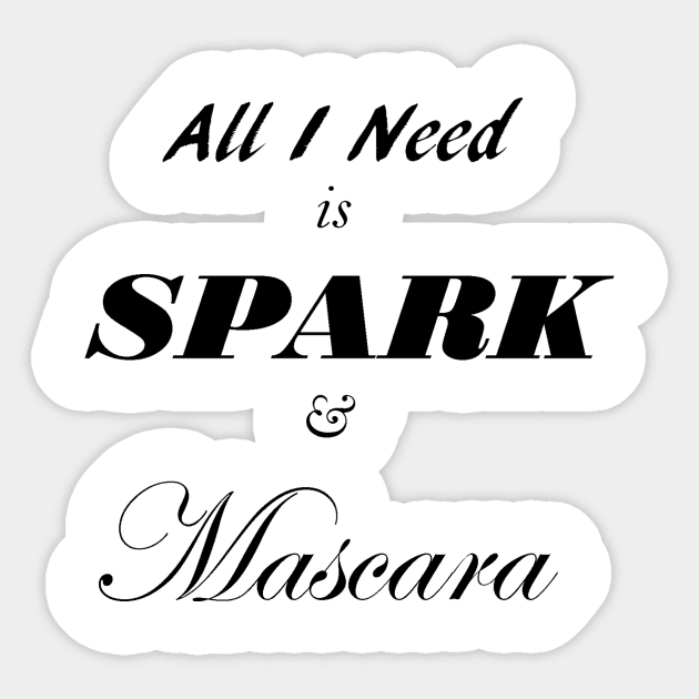 Spark & Mascara Sticker by AdvoTiger